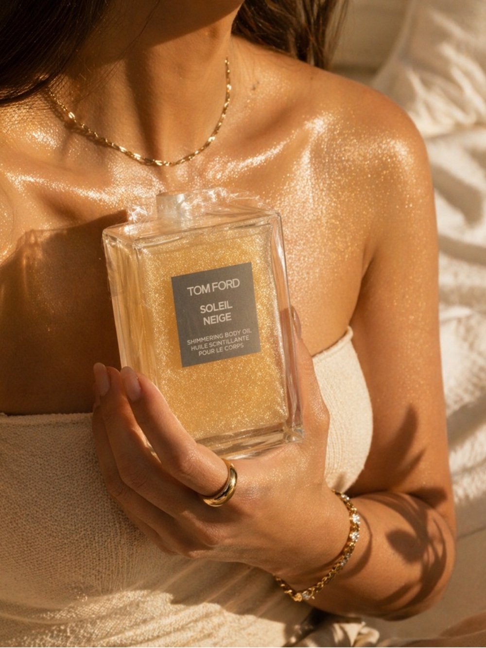 Tom Ford Soleil Neige Shimmering Body Oil NWT – Luxury Glow Oil 3.4oz